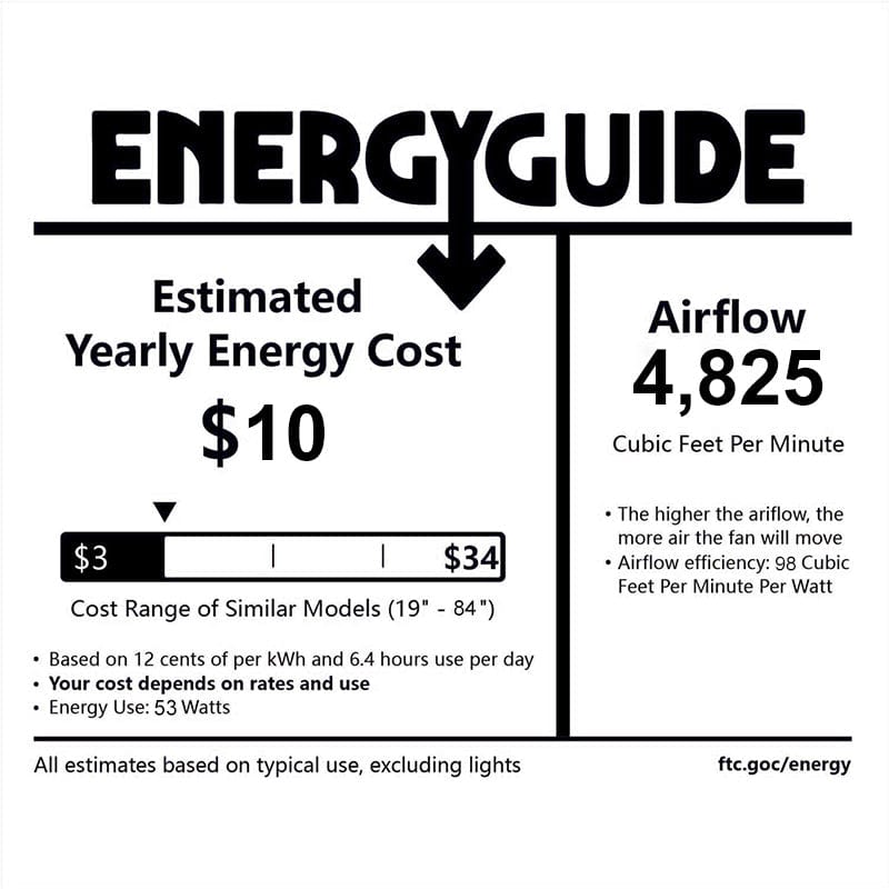 warmiplanet 48" Breeze Ceiling Fan (WICF01)