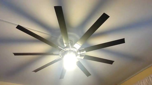 Ceiling Fan Size Calculator 2026: 42" to 72" Room-by-Room Guide (Real CFM Data)