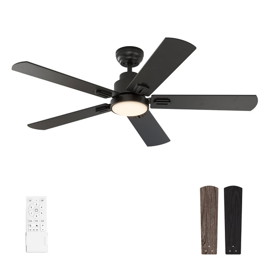warmiplanet 52 Inch Indoor Ceiling Fans with Lights(WICF15-1)