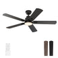 warmiplanet 52 Inch Indoor Ceiling Fans with Lights(WICF15-1)
