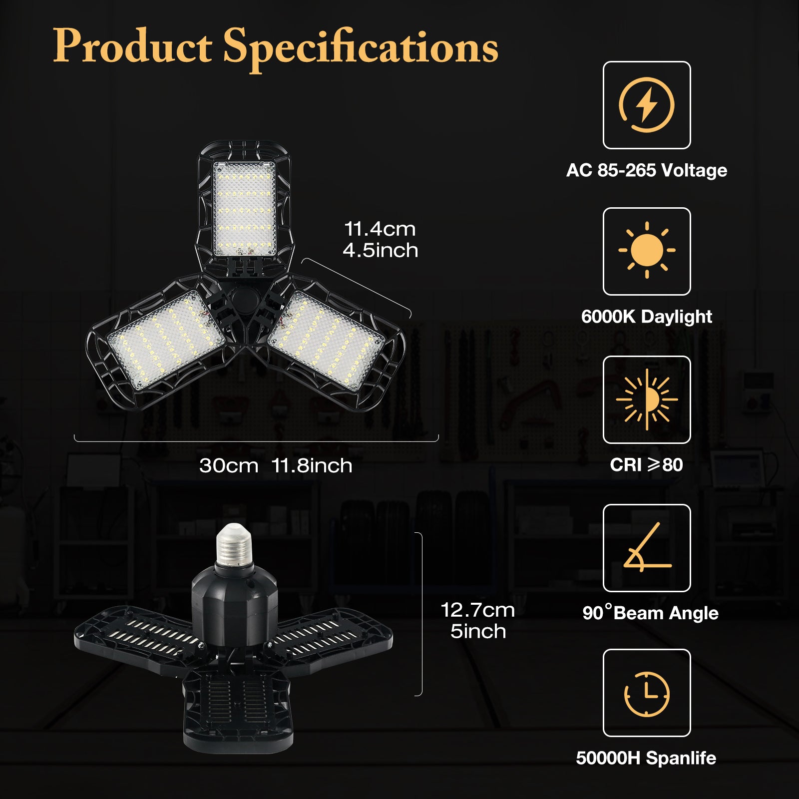 60W LED Garage light