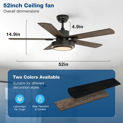 warmiplanet 52" Carter Ceiling Fan (WICF03-1)