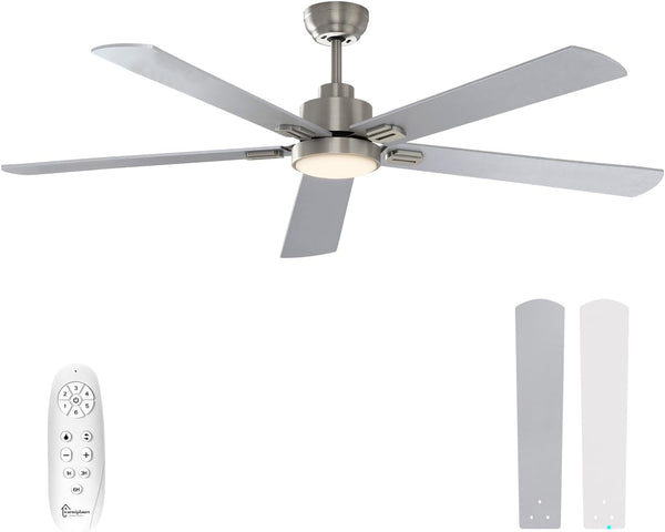 warmiplanet 62 Inch Indoor Ceiling Fans with Lights(WICF16)