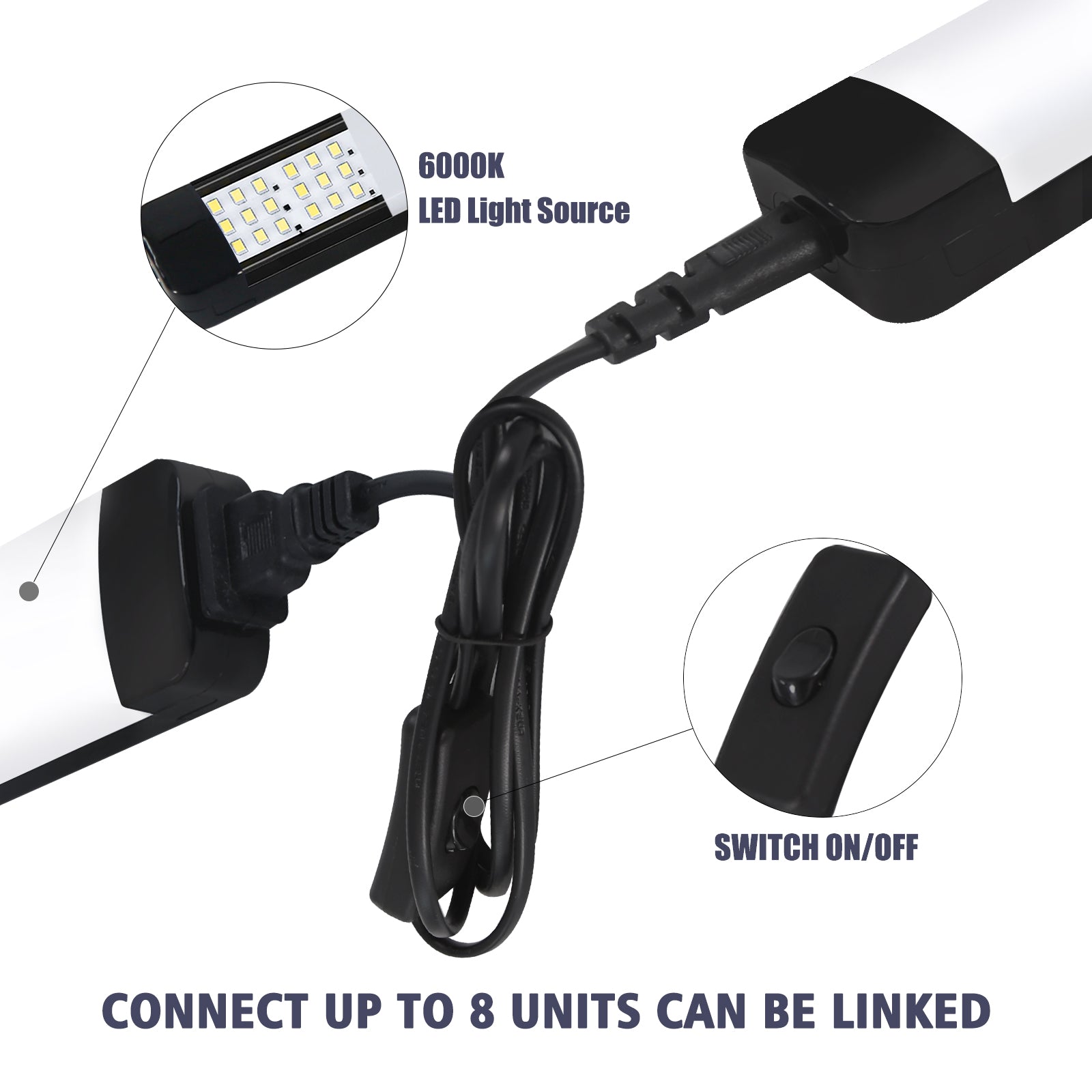 Linkable 4 Pack 60W Shop Light