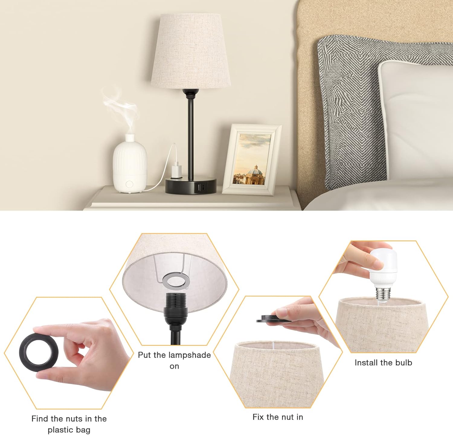 Mini Bedside Lamps