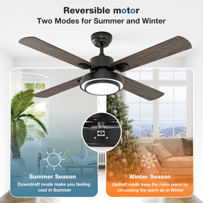 warmiplanet 52" Fionn Ceiling Fan (WICF02-2)
