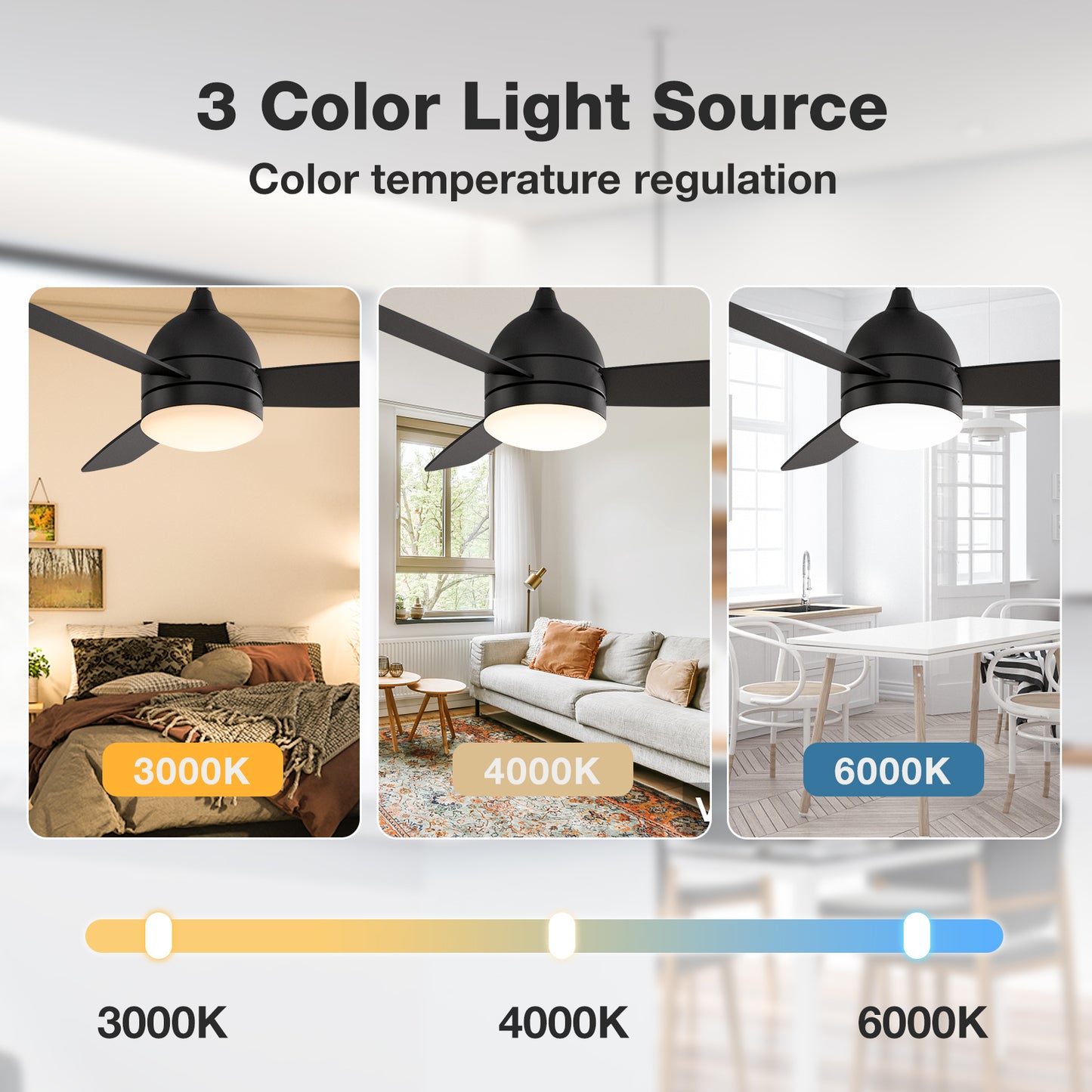 warmiplanet 48" Breeze Ceiling Fan (WICF01-1)
