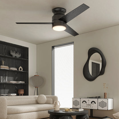 warmiplanet 52" Noble Flush Mount Ceiling Fan (WICF06-1)