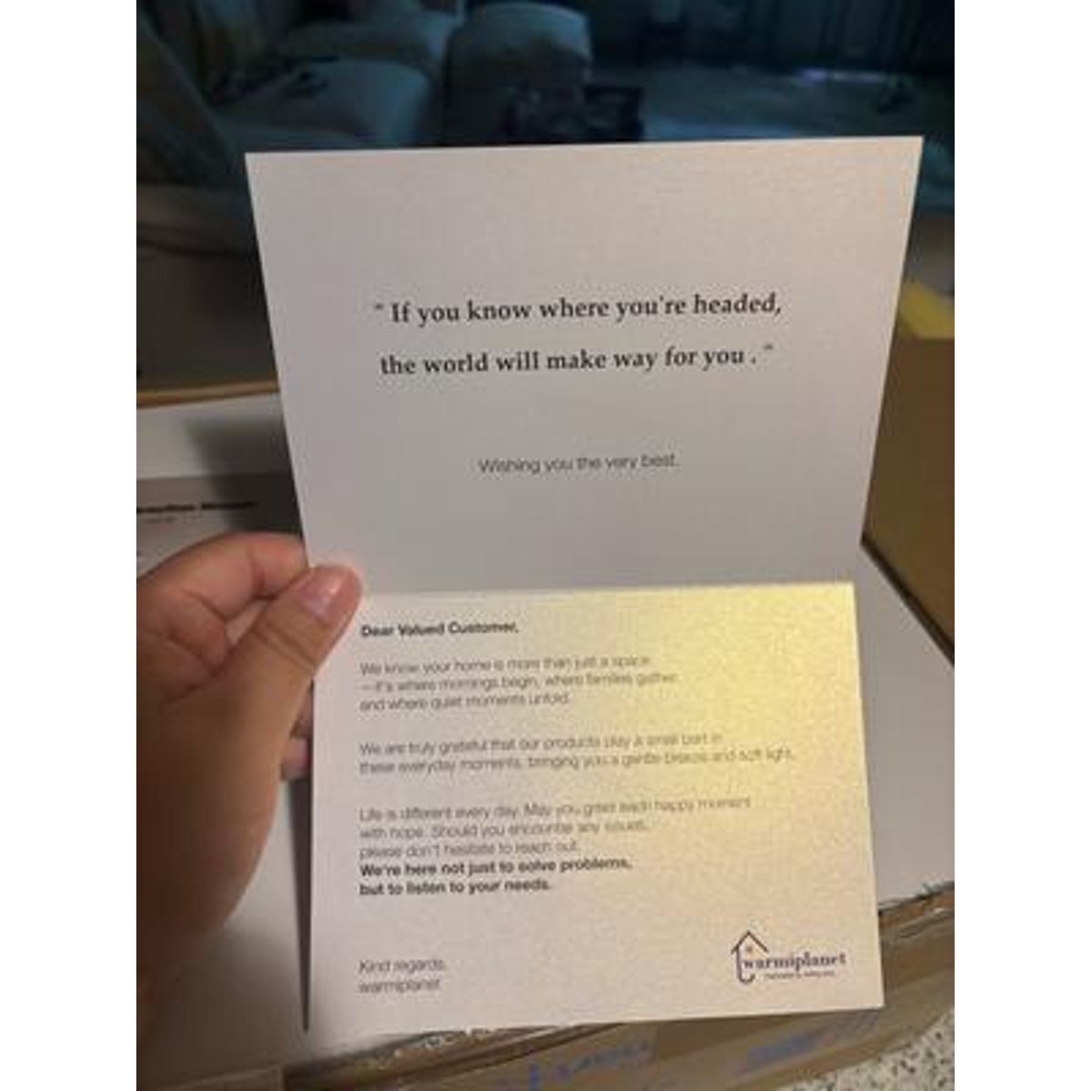 Customer photo from Jocelyn's 5-star Walmart review of the Warmiplanet 42-inch 2-pack