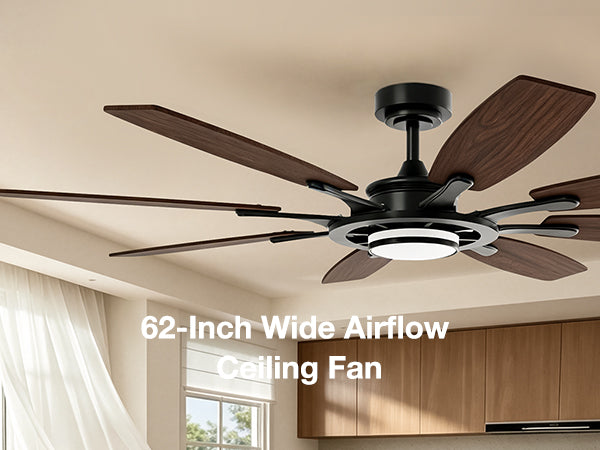 62-Inch RGB Ceiling Fan - WF02