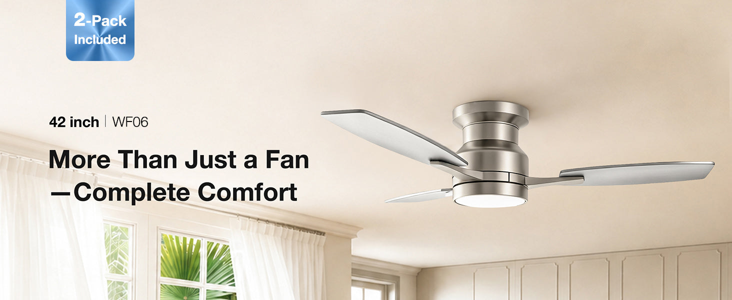 Warmiplanet WF06 ceiling fan comfort and airflow