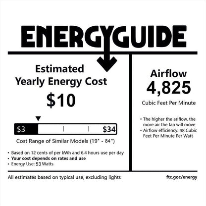 warmiplanet 48" Breeze Ceiling Fan (WICF01)